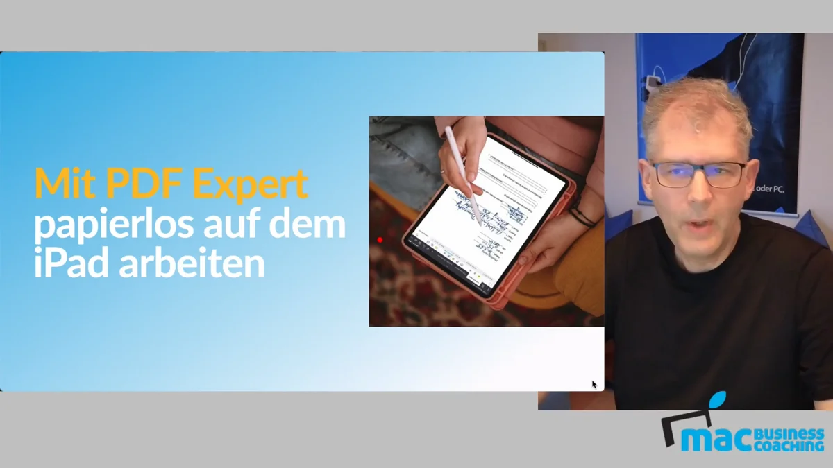 Eigener Screenshot/ Mit PDF Expert papierlos auf dem iPad arbeiten